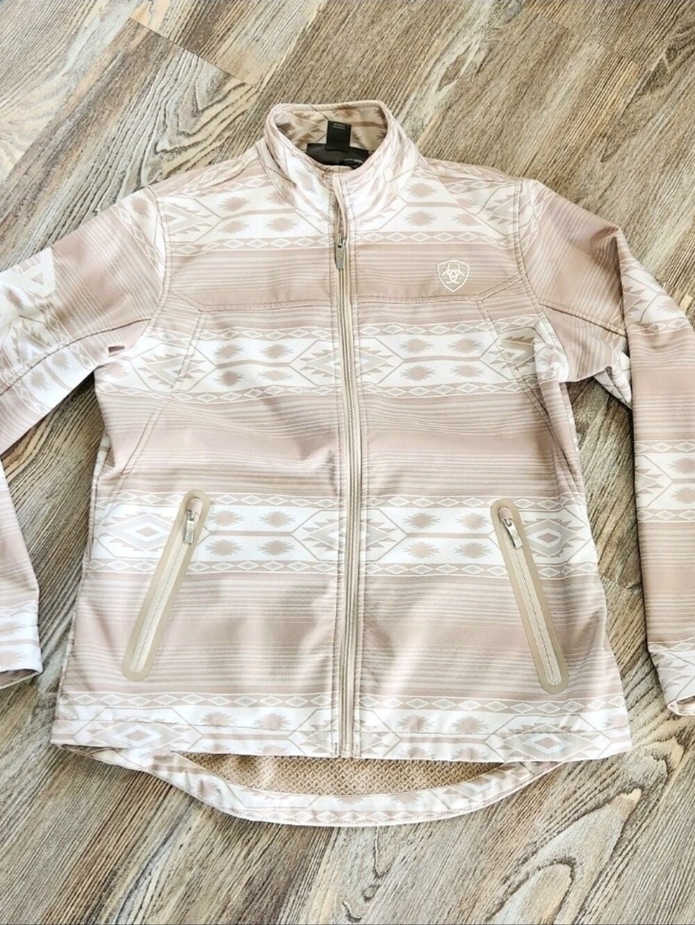Ariat Tek New Team Southwestern Softshell Jacket Womens L Sahara Western Aztec - Picture 5 of 16
